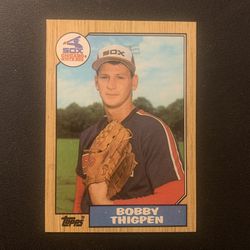 Raw Bobby Thigpen Topps Baseball Card