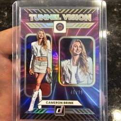 2025 Donruss WNBA Cameron Brink Tunnel Vision Holo /99