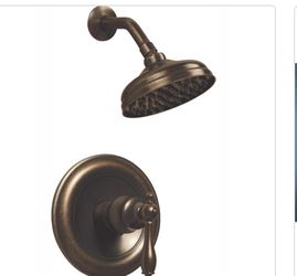 Estates Single-Handle 1-Spray Tub and Shower Faucet in Heritage Bronze (Valv