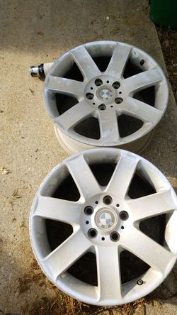 3 series BMW wheels and struts.