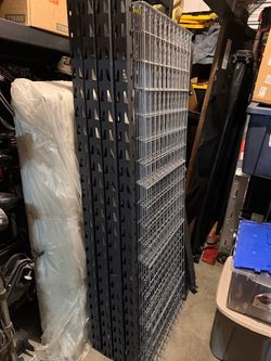 2 Heavy Duty Metal Storage Shelving Units – 77x24x72