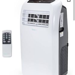 SereneLife SLACHT108 SLPAC 3-in-1 Portable Air Conditioner with Built-in Dehumidifier Function,Fan Mode, Remote Control, Complete Window Mount Exhaust