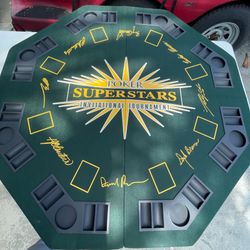 Poker Table Top, 2004 Poker Superstars NEW