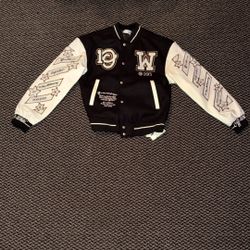 Off White Varsity Jacket Size Small 