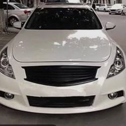 White G37 Infinity Hood
