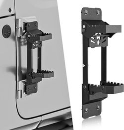Yzona (Set of 2, Yzona set of 2 Hinge Step Foldable Metal Foot Pegs, Compatible with 2007-2025 Jeep Wrangler JK /JL / JT Brand new D894