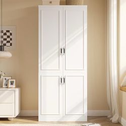 ❤️🔥 #E Closet cabinet with 4 doors, 74.8" larger
