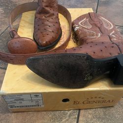 Ostrich Boots Botas Avestruz 