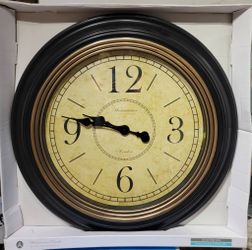 Home Decor 
30in Wall Clock $15 (One Available)