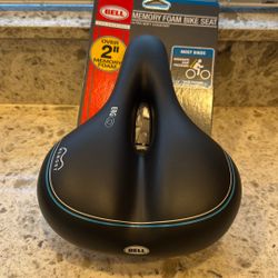New Bell Memory Foam Bike Seat 