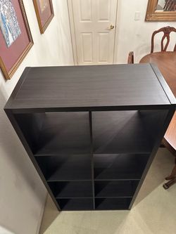 Dark Grey 8-Cube Storage Organizer / Bookshelf