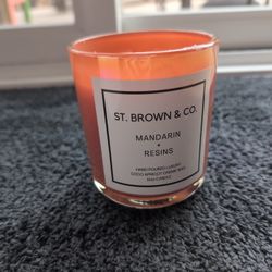 St. Brown & Co. Mandarin and Resins Candle New