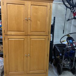 Solid Oak Armoire
