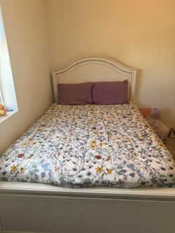 White Bed Frame Full