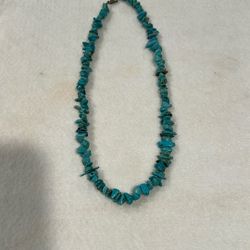 Turquoise Necklace 19”  Tucson, Arizona