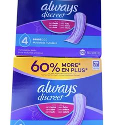 2 Boxes Always Discreet Size 4