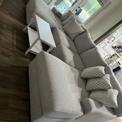 Couch- Ashley Casselbury U-Shaped Double Chaise Sectional