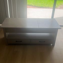 Coffee Table With Double Desk Options 