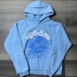 Blue Sky Sp5der Hoodie - Size S & M