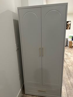 Stylish metal storage cabinet