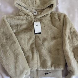 Women’s Nike Fur Zip Up Hoodie