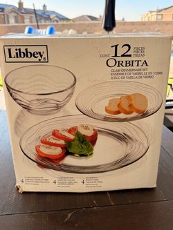 Libbey Glass 12 Piece Dinnerware Set