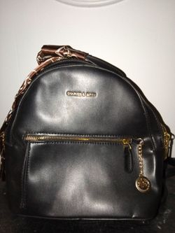 Charles & Keith Black Mini Backpack