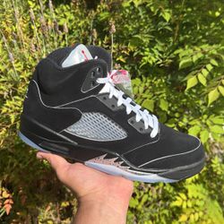 Jordan 5 Black Metallic Size 10 Men Brand New 