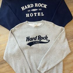 Vintage Hard Rock Crewneck Bundle  