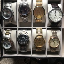 LOTS OF WATCHES-each $60 -need to be given new batteries cost as many times as I replace the batteries once the people come in and look a look at t
