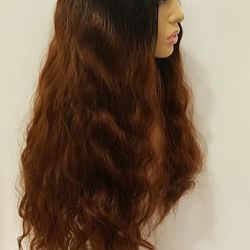 Lace Front Wig Brown Wavy BRAND NEW