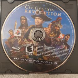 Playstation 3 PS3 Civilization Revolution Video Game, 2008 Disc Only,  No Case