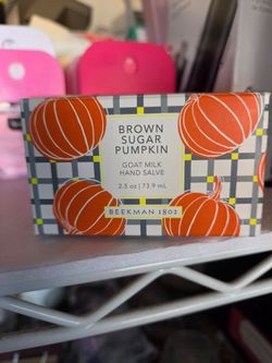 BEEKMAN pumpkin hand salve. New