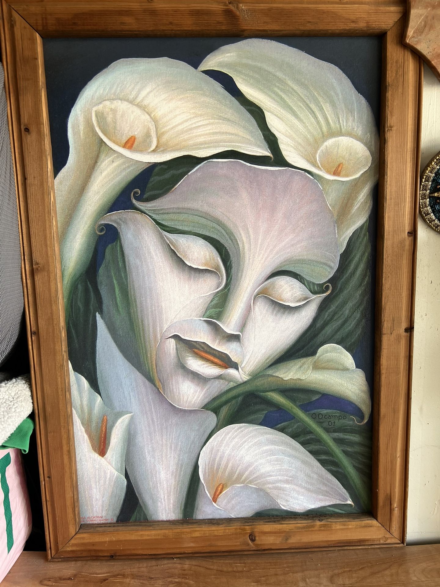 Big Flower Of Alcatraz Painting