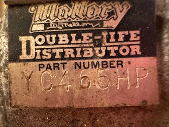 Vintage Mallory Distributor with Mallory  Voltmaster Ignition Coil