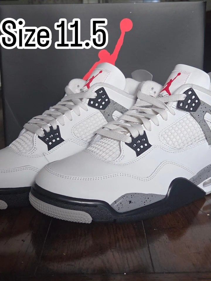 Jordan 4 White Cement