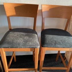 Two Matching Bar Stools 