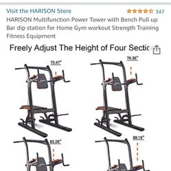 Multifunction Power Tower Gym-NEVER USED
