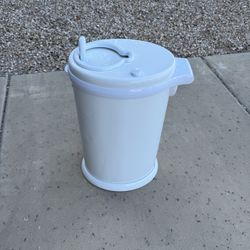 Ubbi Steel Diaper Pail, White