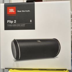 JBL Flip 2 portable wireless speaker. New in Box. Sealed.