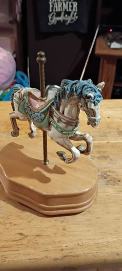 Ceramic  carousel horse