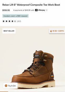 Rebar Lift 6" Waterproof Composite Toe Work Boot