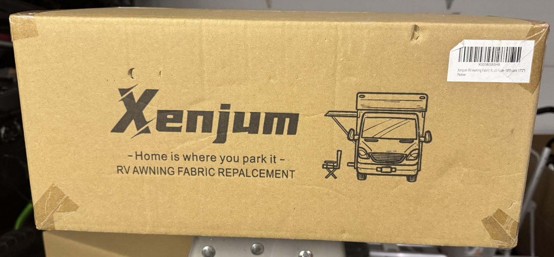 MAKE AN OFFER New Xenjum RV Awning Fabric Replacement White Color
