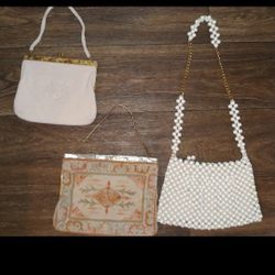 3 Walborg Beaded Purses 