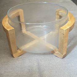 Glass Salad Bowl 