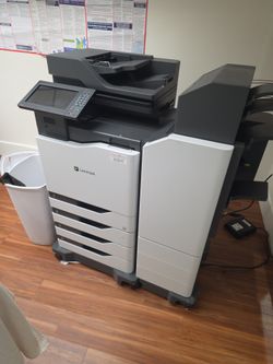 LEXMARK CX825 11K NEW COLOR LASER ALL IN ONE VERY LIGHTLY USED PC PAID 11K