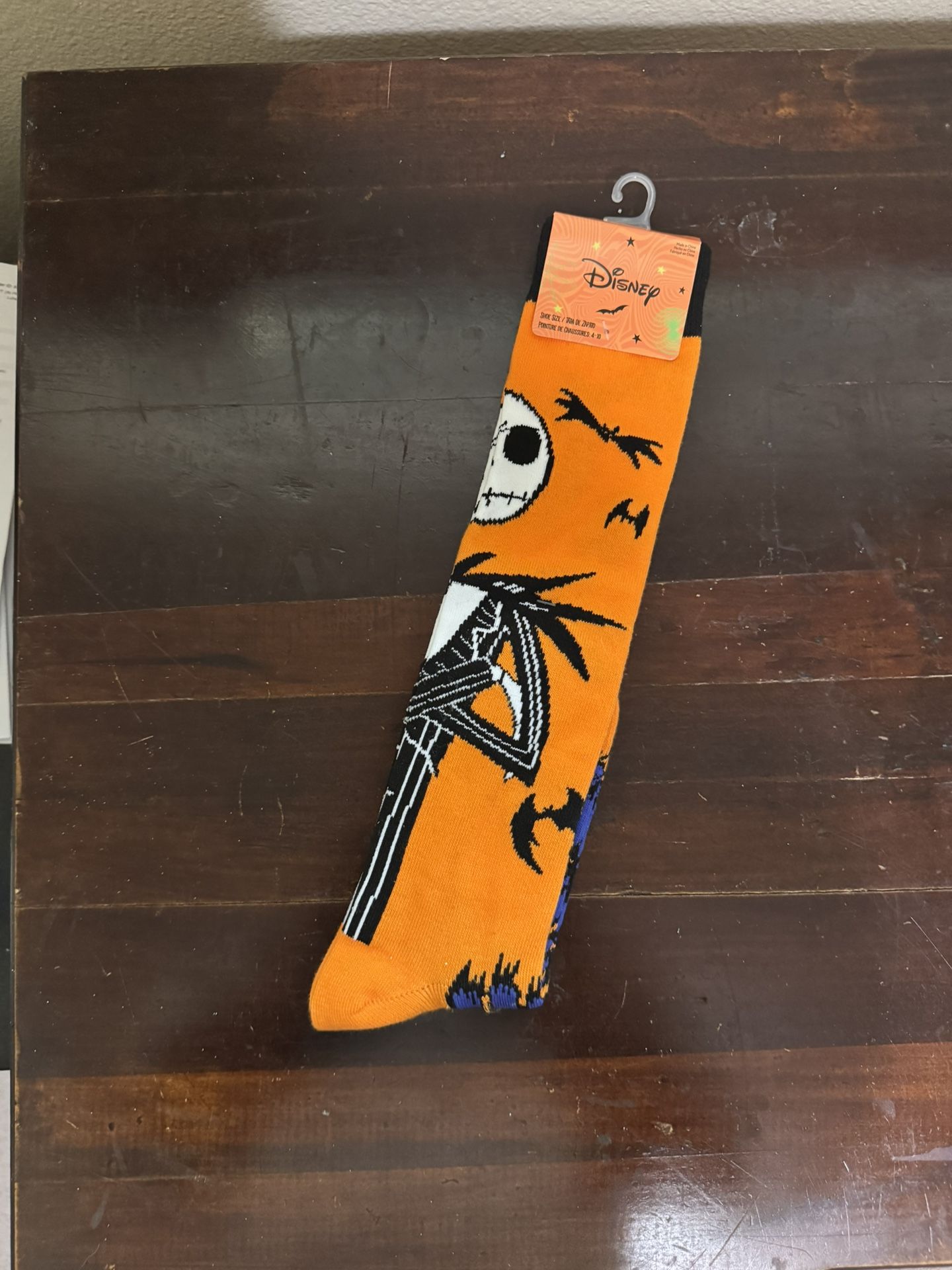 NWT Disney The Nightmare Before Christmas Halloween Socks Women's Size 4-10
