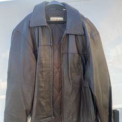 Perry Ellis Leather Jacket BR Style 