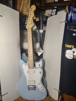 Newish Mustang mini Fender Squier guitar Pro-fret-level Setup now 149!