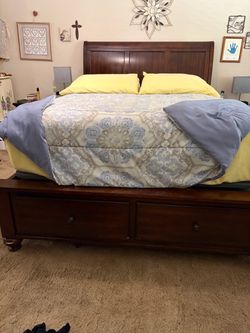 Bed frame & head board